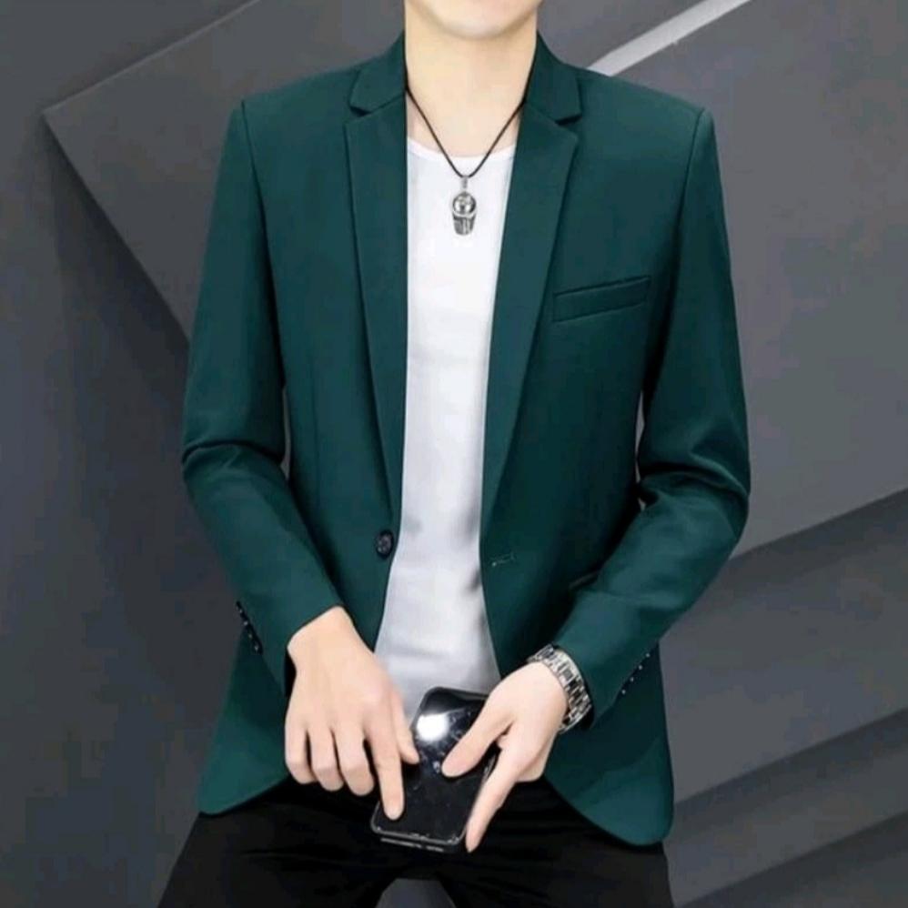Big Promo Jas Pria Korean Jas Blazer Korea Size L Size Xl Bahan Katun Drill Ada Kantong Kancing 1 Ja