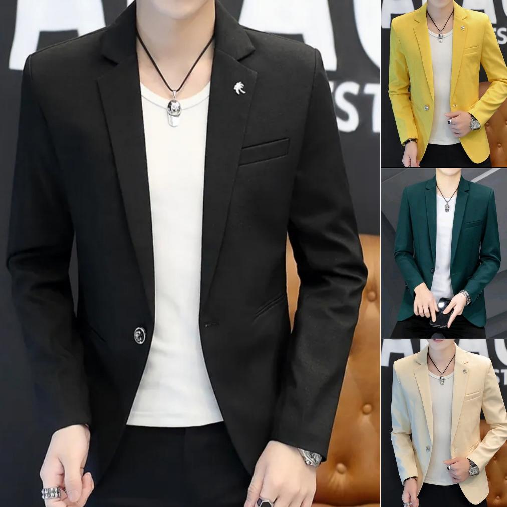 Big Promo Jas Pria Korean Jas Blazer Korea Size L Size Xl Bahan Katun Drill Ada Kantong Kancing 1 Ja