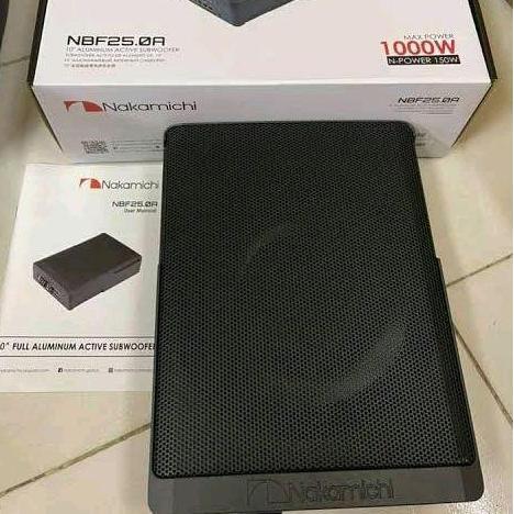 Promo Subwoofer Kolong Aktif 10 Inch Nakamichi Nbf25.0A  / Subwoofer Mobil