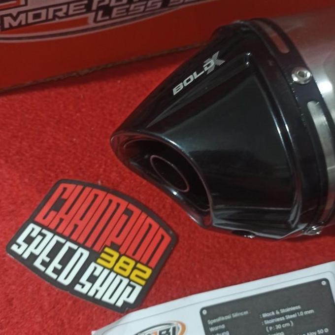 Murah Knalpot Standar Racing Nobi Nob1 Bold X Stainless All New Nmax Turbo Tech Max Neo S All New Ae