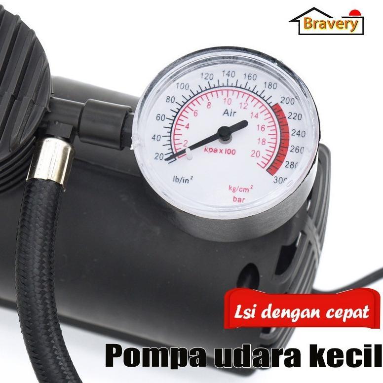 Pompa Udara Sepeda Motor / Compressor 12V Electric Pump 300Psi Pompa Ban Mobil Elektrik/Pompa Ban Mo