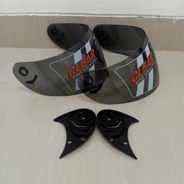 Kaca helm full face pnp bmc blade, mds sparta, trx-r standar honda