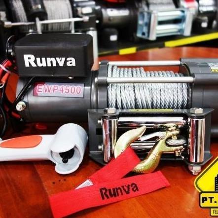 Murah Runva Electric Winch Ewp-4500 Kapasitas 2 Ton Untuk Di Motor Atv