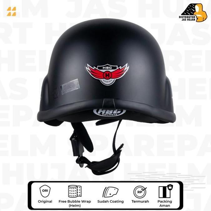 Helm HBC Army Black Doff/ Helm Chips SNI HBC