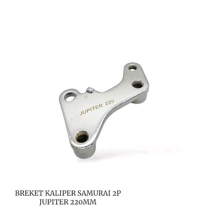 Breket Kaliper Samurai 2 Piston Jupiter 220Mm Breket Chrome Variasi Breket Kaliper Jupiter Kaliper U