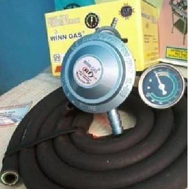 Regulator Gas Pertamina SLE 888 Matic Selang lapis ISO 9001 20 ASLI