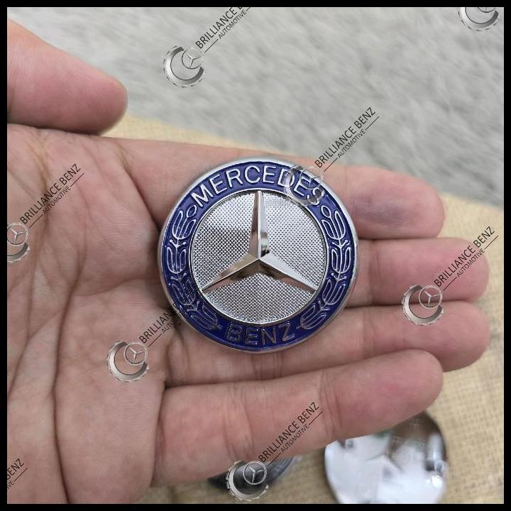 DISKON EMBLEM GRILL DEPAN MERCEDES BENZ W221 W212 W211 ORIGINAL A2218170016 FRONT GRILL BADGE MERCY 