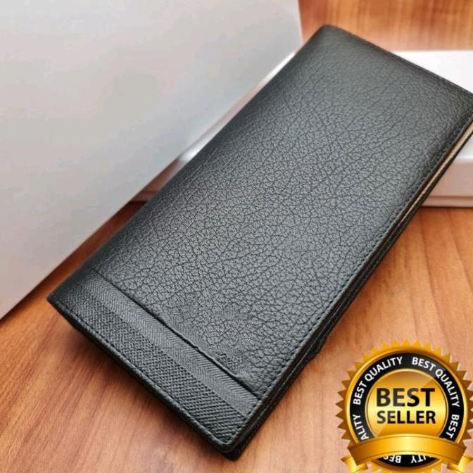 Dompet Panjang Pria Kulit Asli Dompet Kartu Hitam