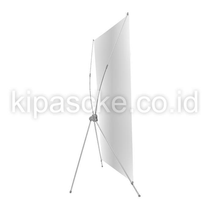 Tiang X-Banner Ukuran 80x180CM (Tanpa Kain Albatros)