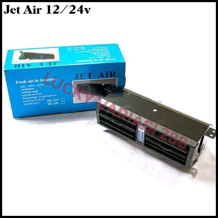 TERBARU KIPAS ANGIN MODEL KISI KISI AC MOBIL/ JET AIR / KIPAS ANGIN TENGAH 12V DAN 24 V CAR 