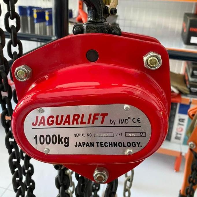 Chain Block Jaguarlift 1 Ton x 5 Meter / Takel Katrol Kerekan