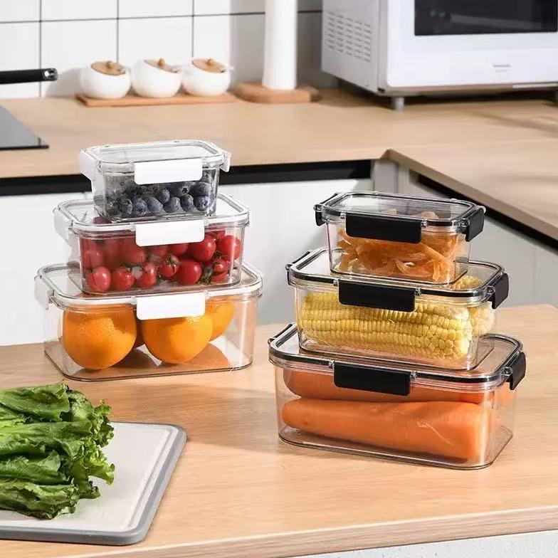 BIG PROMO Kontainer Makanan Stackable Tempat Penyimpanan Makanan Serbaguna Kedap Udara Food Storage 