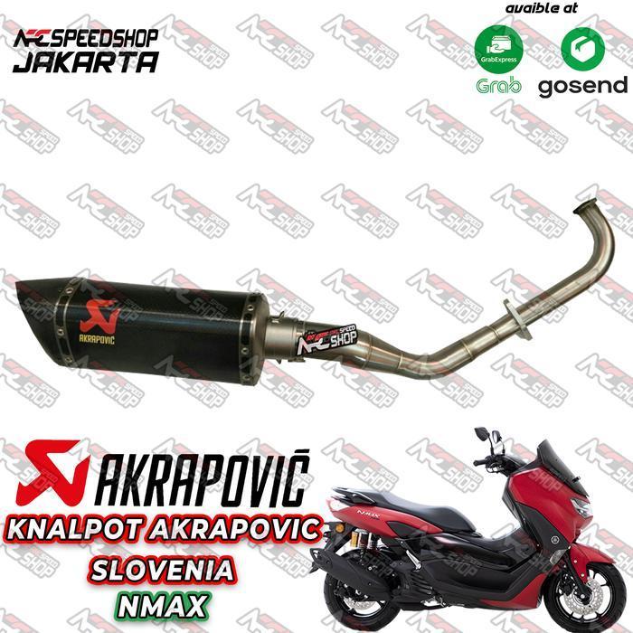 Knalpot Akrapovic Nmax 155 Fullsystem Ori Slovenia (Header custome)
