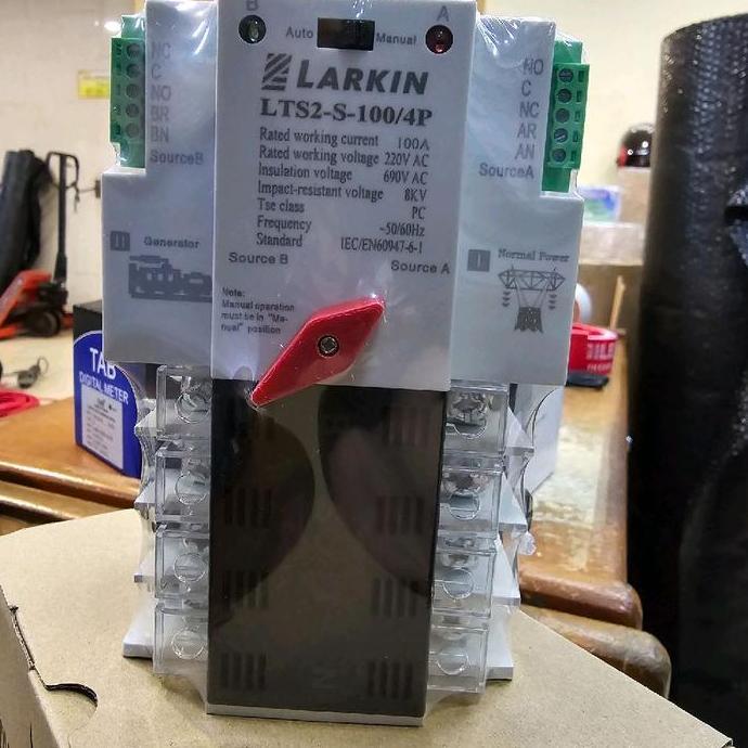 Larkin Lts-4P 4P 100A Ats Otomatis Genset 3Phase 4Wire