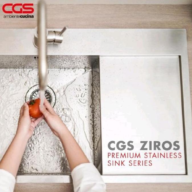 Promo Cgs Ziros Pietra 700 Stainless Kitchen Sink - Bak Cuci Piring