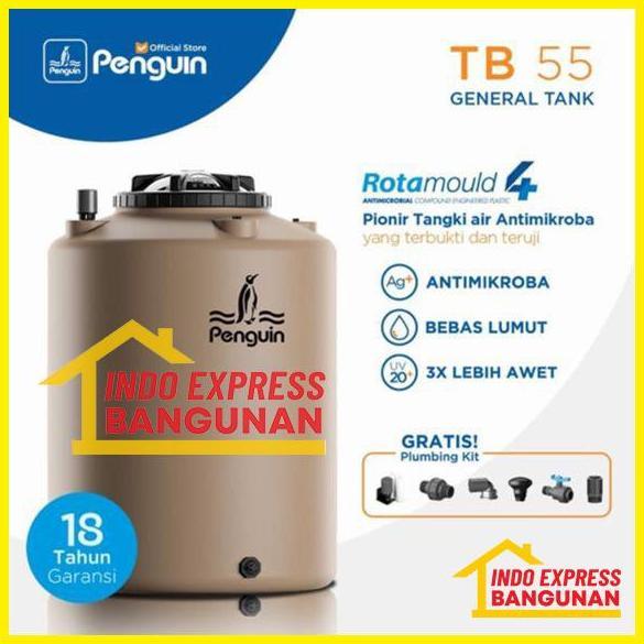 TANGKI/TOREN AIR PENGUIN TB 55 ANTI LUMUT GARANSI RESMI PENGUIN 18 THN