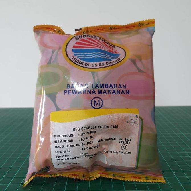 Sunsea Brand Pewarna Makanan Bubuk / Powder - 500 g