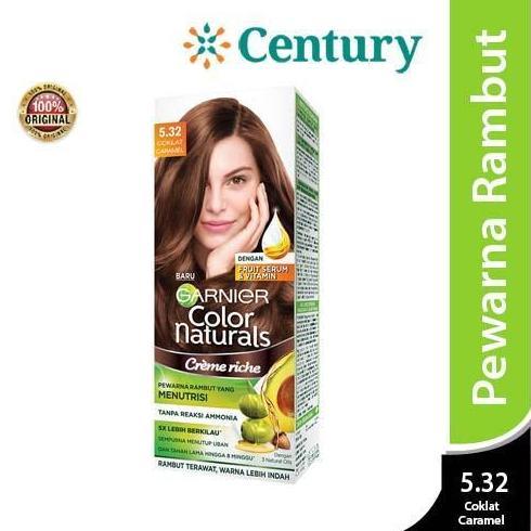 GARNIER COLOR NATURAL 5.32 COKLAT CARAMEL / PEWARNA RAMBUT