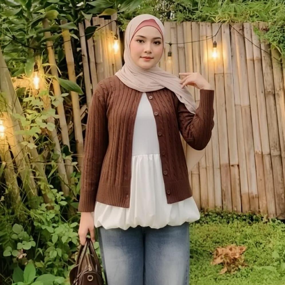 PROMO NIKOI TOP / Iner Buntung Balon / Atasan Wanita Terbaru / Top Dress Inner Premium / Blouse Ball