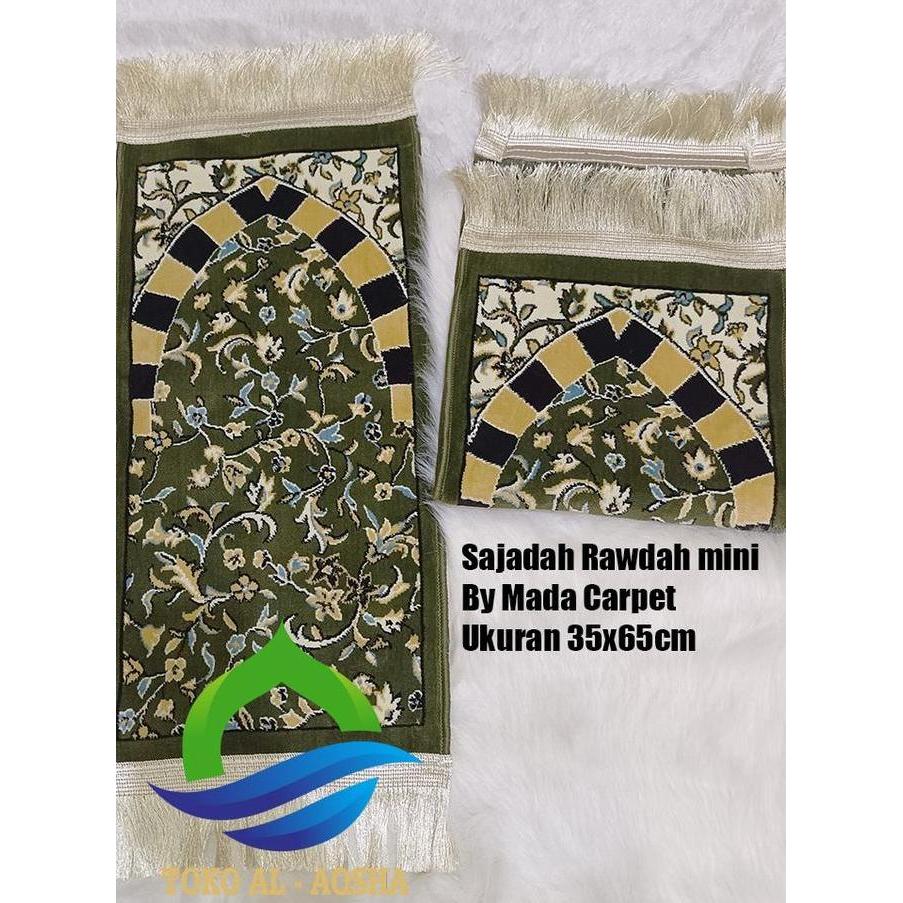 Sajadah Rawdah MIni/Raudah Kepala Mada Carpet original Madinah
