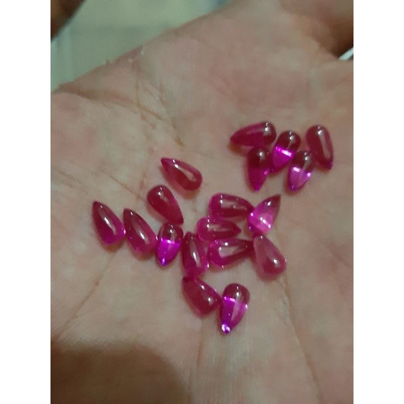 COD Barang Antik Batu MD tetes air merah rose