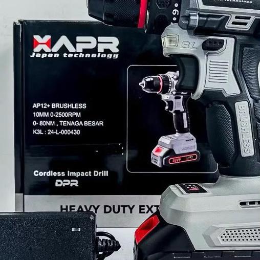 Bor Cordless Apr Japan 12V Mesin Bor Baterai Drill Tembok Besi Kayu