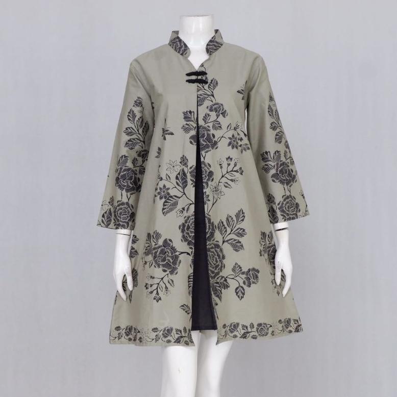 NEW PRODUCT Elzaeda Tunik Batik Wanita Modern Jumbo LD 120 130 140 | Atasan Batik DARA PUSPITA - BAJ