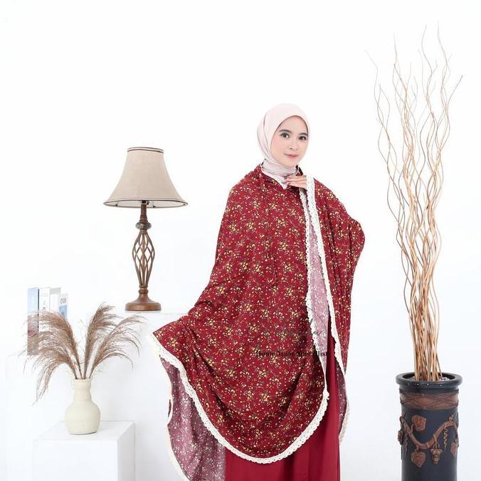 Mukena Sakura 2in1 Rayon Motif Premium Mukena Resleting Rayon Motif Premium Terbaru
