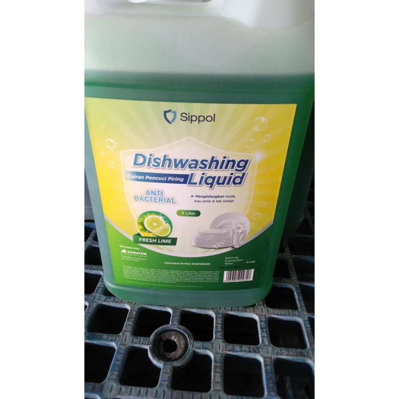 Sippol Sabun Cuci Piring 5 Liter, Sunlight 5 Liter