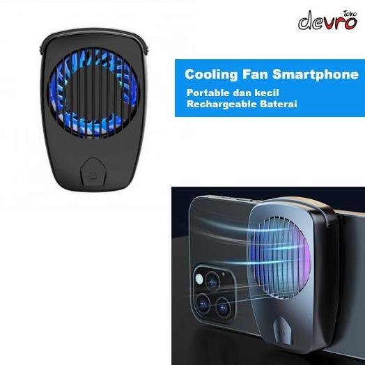 SASGIVER Cooling Fan Smartphone - Pendingin HP - Rechangeable Baterai - TH10