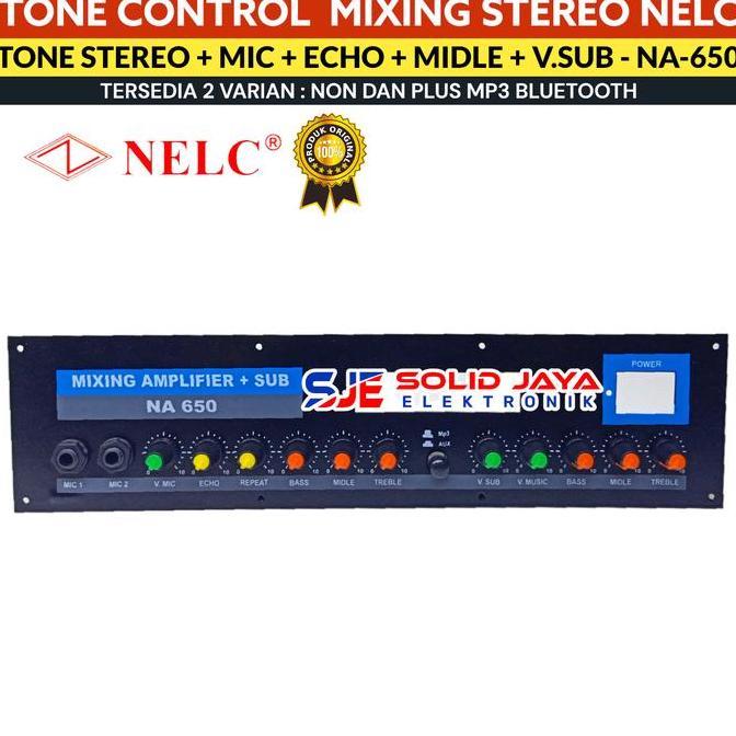 Kit Tone Control Aktif Musik Mixing Active Subwoofer Mic Mic Multimedia Na-650 N-266 Plus Panel Untu