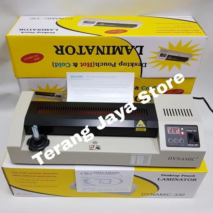 Ofisu- Mesin Laminating Dynamic 330 Mesin Laminating Dynamic 330Led Mesin Laminating A3 Dynamic 330