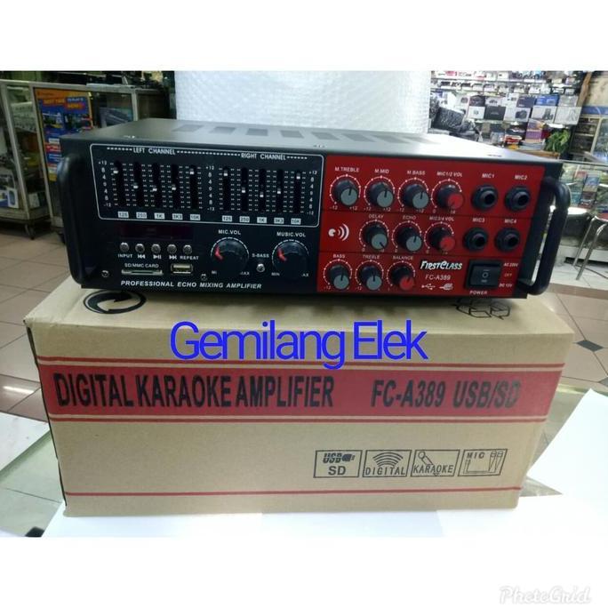 Amplifier Karaoke FIRSTCLASS FC-389 Bluetooth