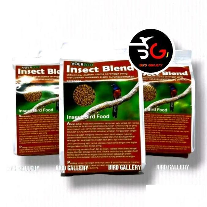 Cod,Bisa- Voer Insect Blend Voer Burung Murai Voerzoo Insect Blend Tinggi Protein 225 Gr