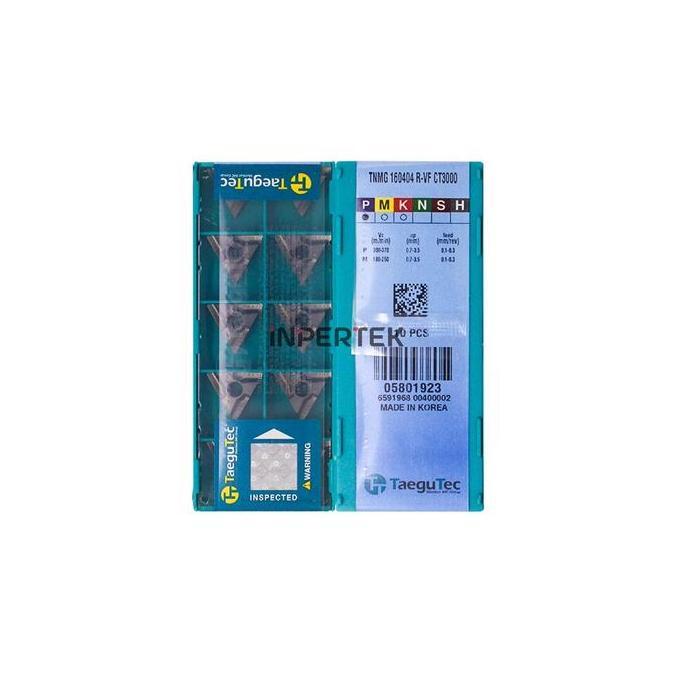 HAWAYMAX Insert TNMG 160404 R-VF TAEGUTEC Pahat Bubut TNMG 16 04 04 Mata TNMG16