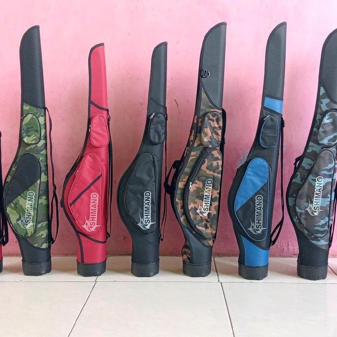 tas pancing hard case kaku kantong 2 60cm _200cm di lafisi fiber (mangkuk) bisa cod Joran ready