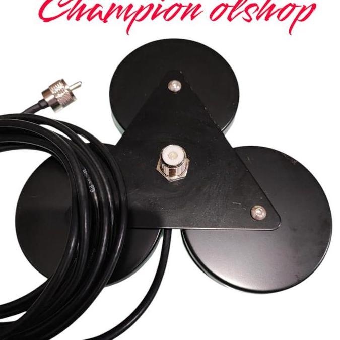 Breket Magnet Segitiga Magnet Besar Untuk Antena Mobil