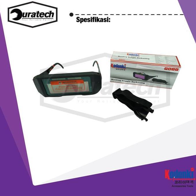 Cod,Bisa- Kaca Mata Las Otomatis Auto / Welding Goggle Glass Darkening Kodenki