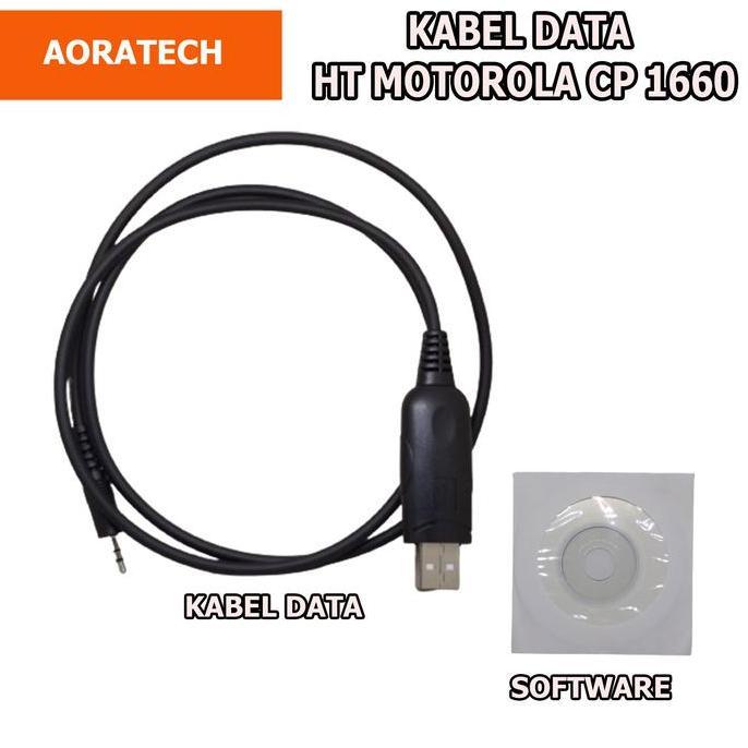 TERMURAH - Kabel Data plus Sofware Motorola CP1660 Kabel Program Motorola CP 1660