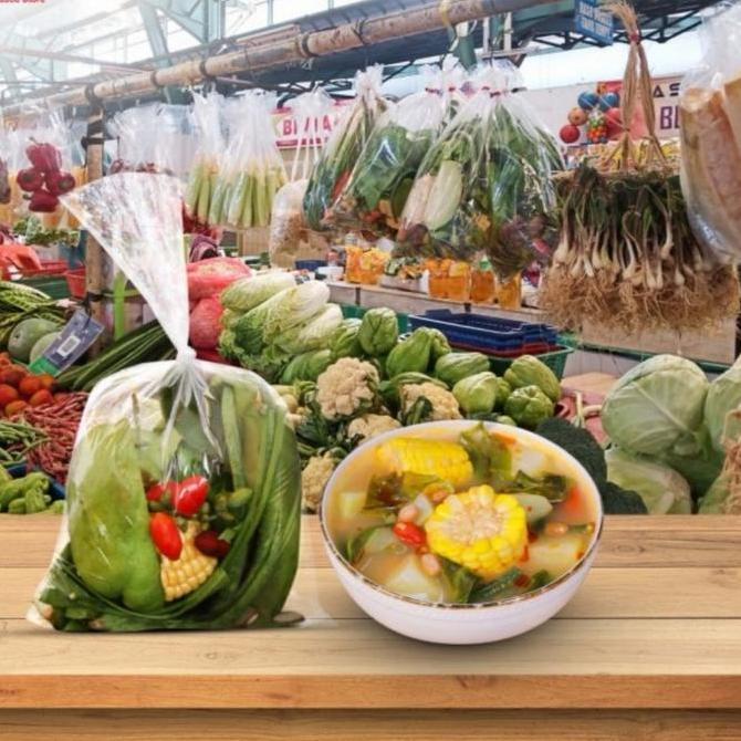 Newstockcik- Plastik Pp Tahu Tipis, Uk 20X40,Kantong Plastik Pp Tipis ,Cap Kemang