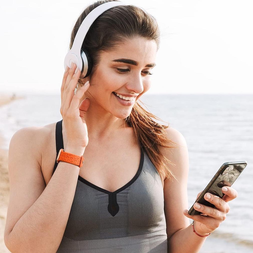 Original Silicone Strap For Iwatch 49 Mm 46Mm 42Mm 45Mm 44Mm 42Mm 41Mm 40Mm 38 Mm Print Soft Sport E