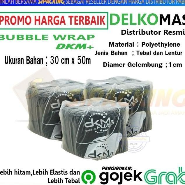 Newstockcik- Bubble Wrap Dkm+ Premium (Plastik Buble) Hitam 30Cmx50M