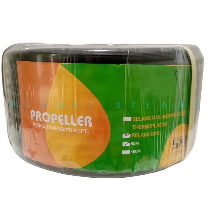 Selang Gas Per 50 Meter 17 MM HITAM Selang Ha motor 2 Lapis Selang Gas 1 Roll Selang Gas LPG Murah