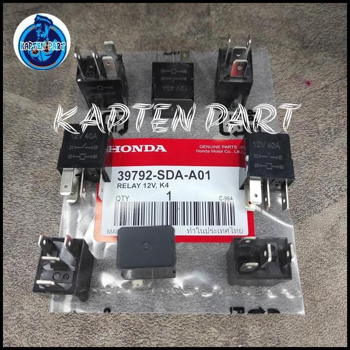 TERLARIS RELAY 12 VOLT 40 AMPER KAKI 4 UNIVERSAL RILEY12V 40A PIN 4 