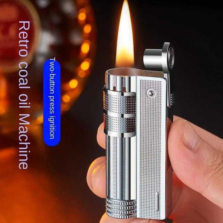 - Epic'shop - Korek Api Roda Jadul Minyak LOGAM RETRO Y5 Korek Api SumbuH Classic Minyak Bisa Di Isi