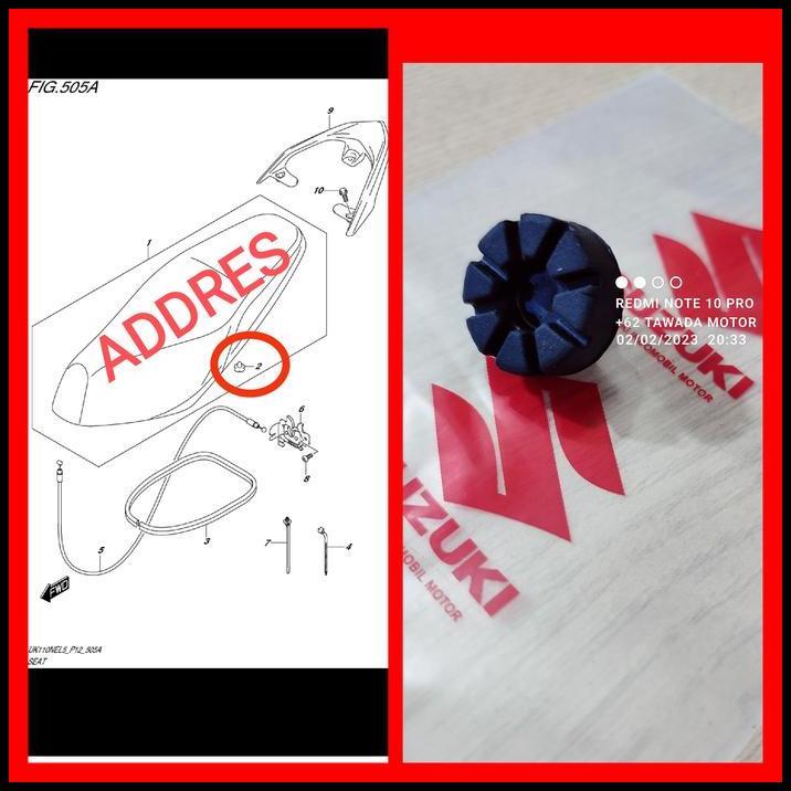 TERBARU KARET JOK SUZUKI ADDRESS !!!!!!