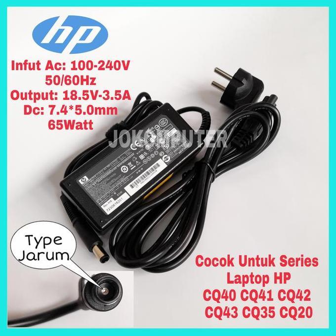 Charger Casan Adaptor Original Laptop HP Compaq CQ40 CQ41 CQ42 CQ43