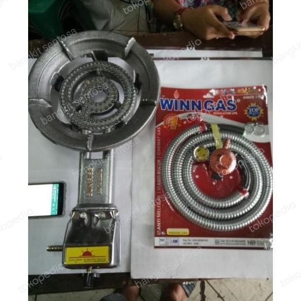 kompor gas sunrise sr 40 auto + selang regulator