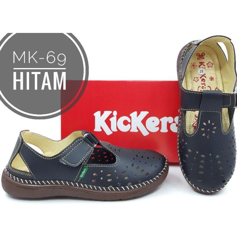 GARANSI Sepatu Formal Wanita Kickers Flat Shoes Best Seller Kode MK-69