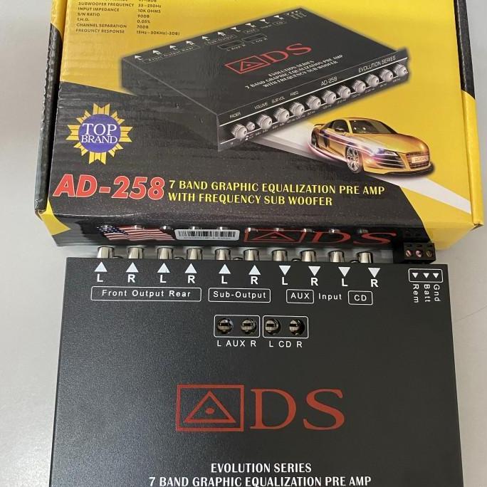Pre amp parametrik equalizer ads ad 258